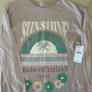 NWT Girls O'Neill Long Sleeve T-Shirt size Medium